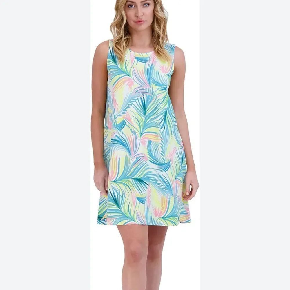 Stella Parker UPF Tropical Swing Dress Women’s Small